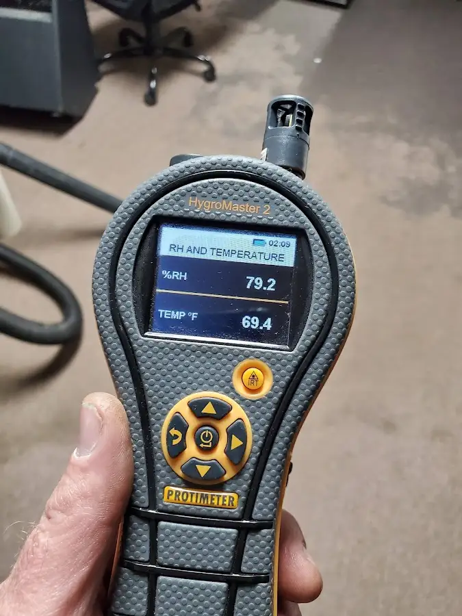Moisture meter humidity assessment for Mold Remediation & Removal in East Highland Park